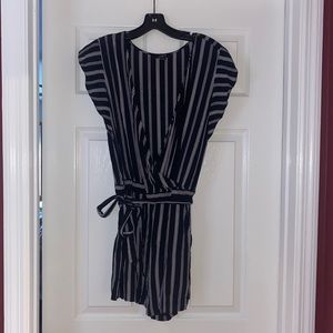 LOFT striped romper (like new)